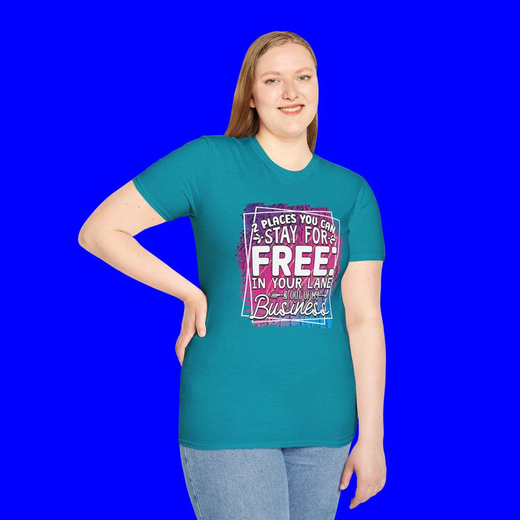 2 Places You Can Stay For Free In Your Lane T-Shirt