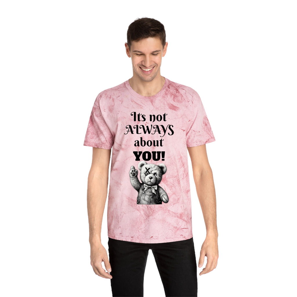 T-Shirt — 'It's Not Always About You!' Vintage Teddy Graphic Tee