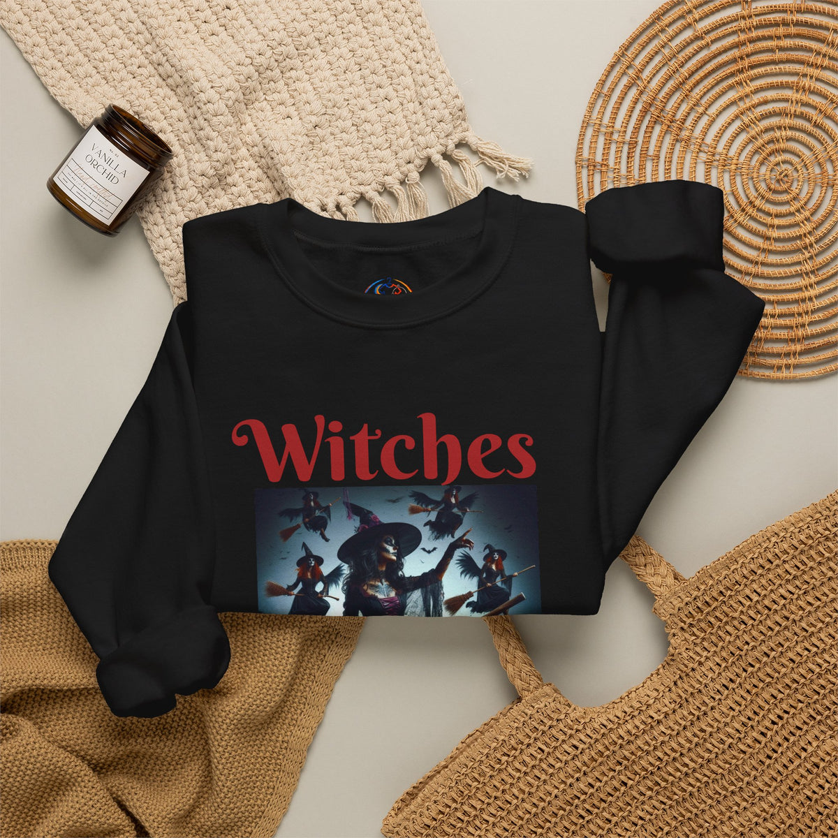 Witches Night Out Halloween Crewneck Sweatshirt