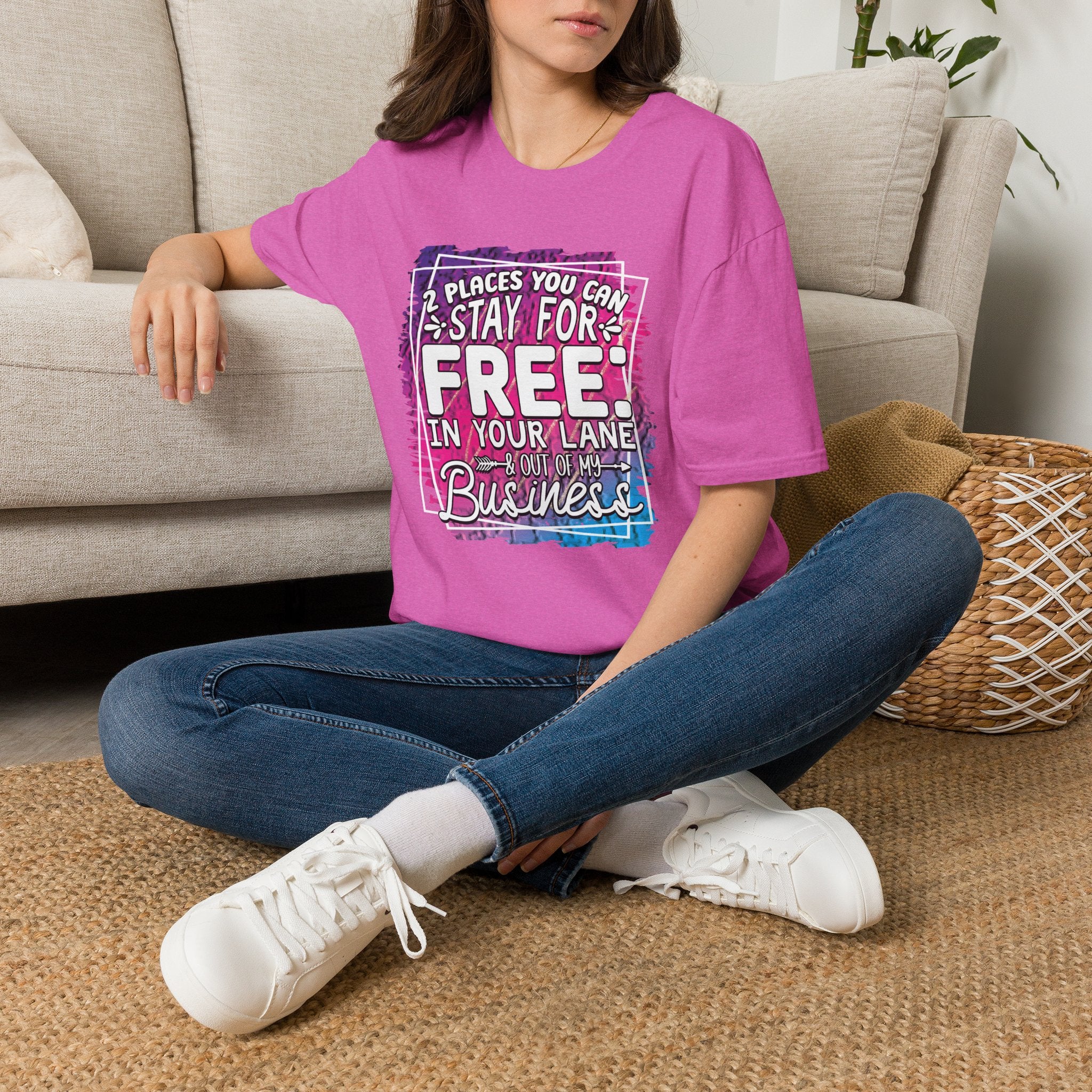 2 Places You Can Stay For Free In Your Lane T-Shirt