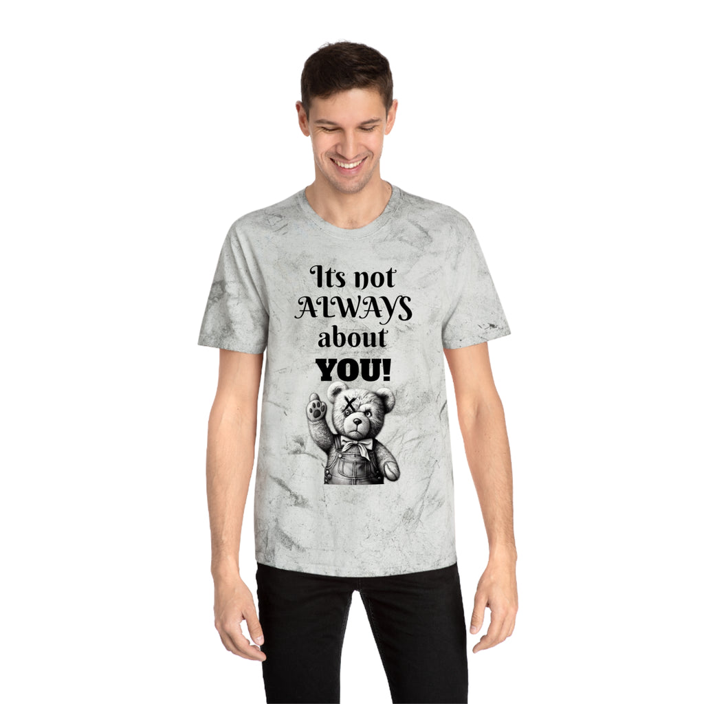T-Shirt — 'It's Not Always About You!' Vintage Teddy Graphic Tee