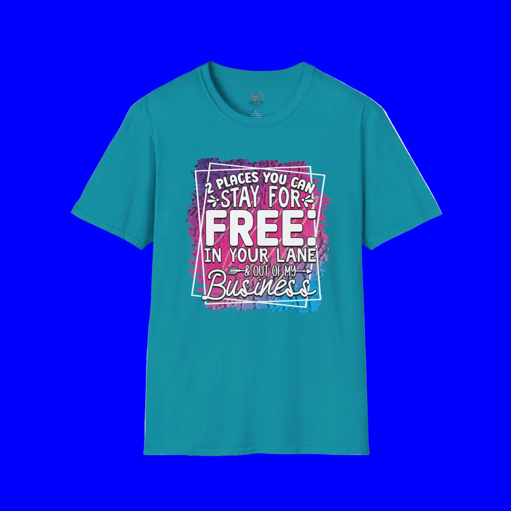 2 Places You Can Stay For Free In Your Lane T-Shirt