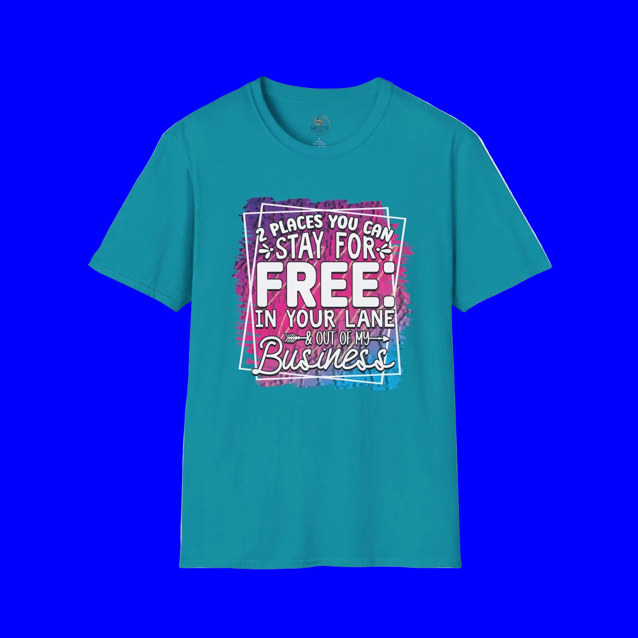 2 Places You Can Stay For Free In Your Lane T-Shirt