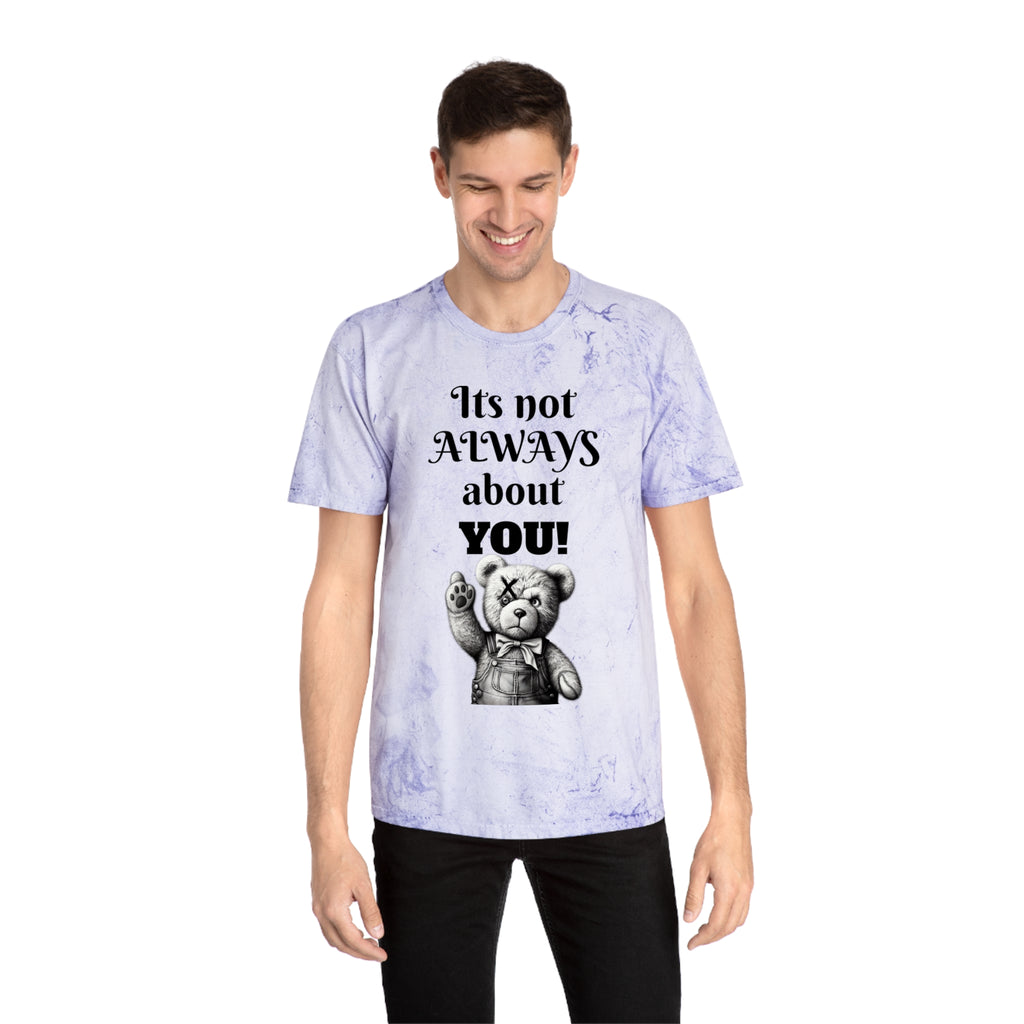 T-Shirt — 'It's Not Always About You!' Vintage Teddy Graphic Tee