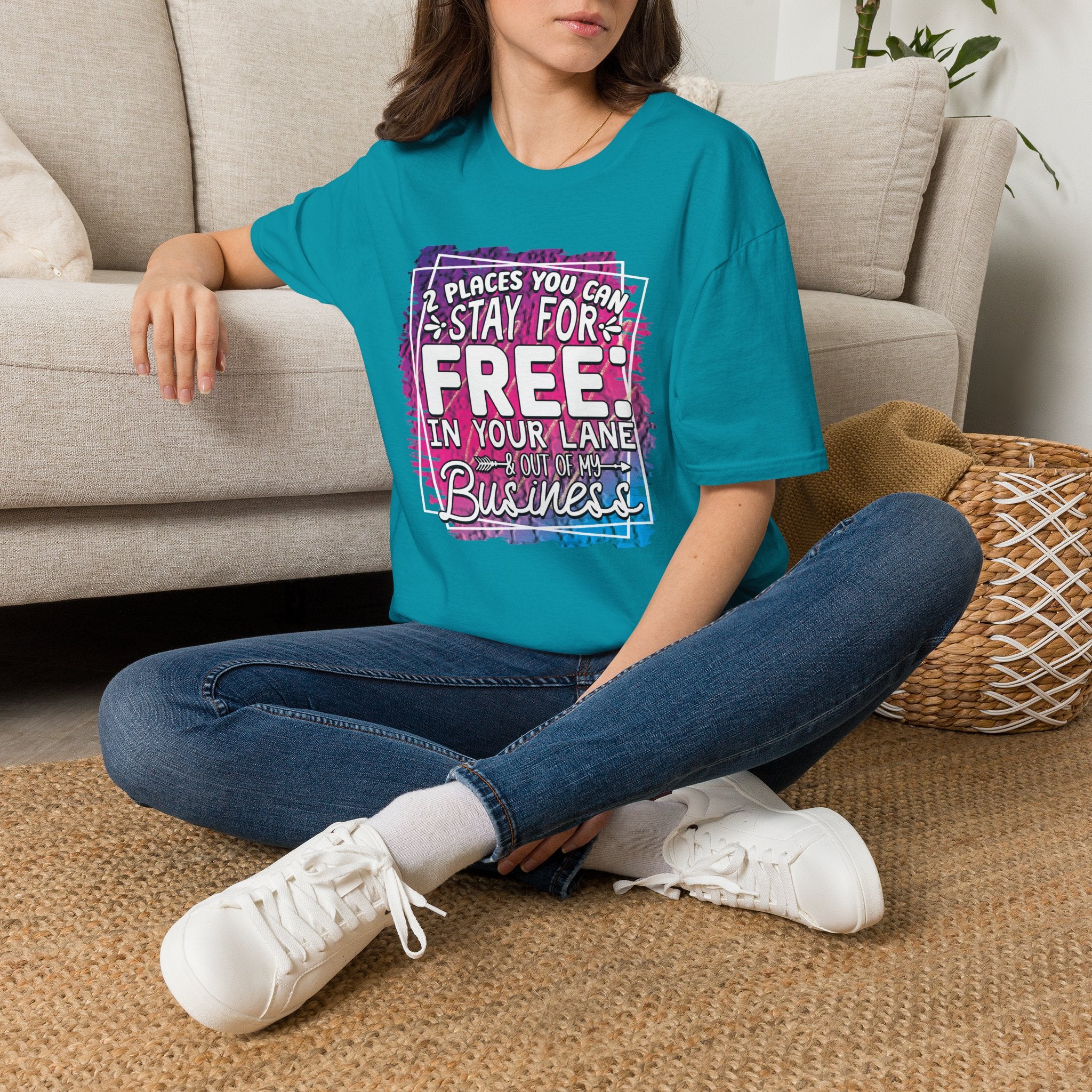 2 Places You Can Stay For Free In Your Lane T-Shirt