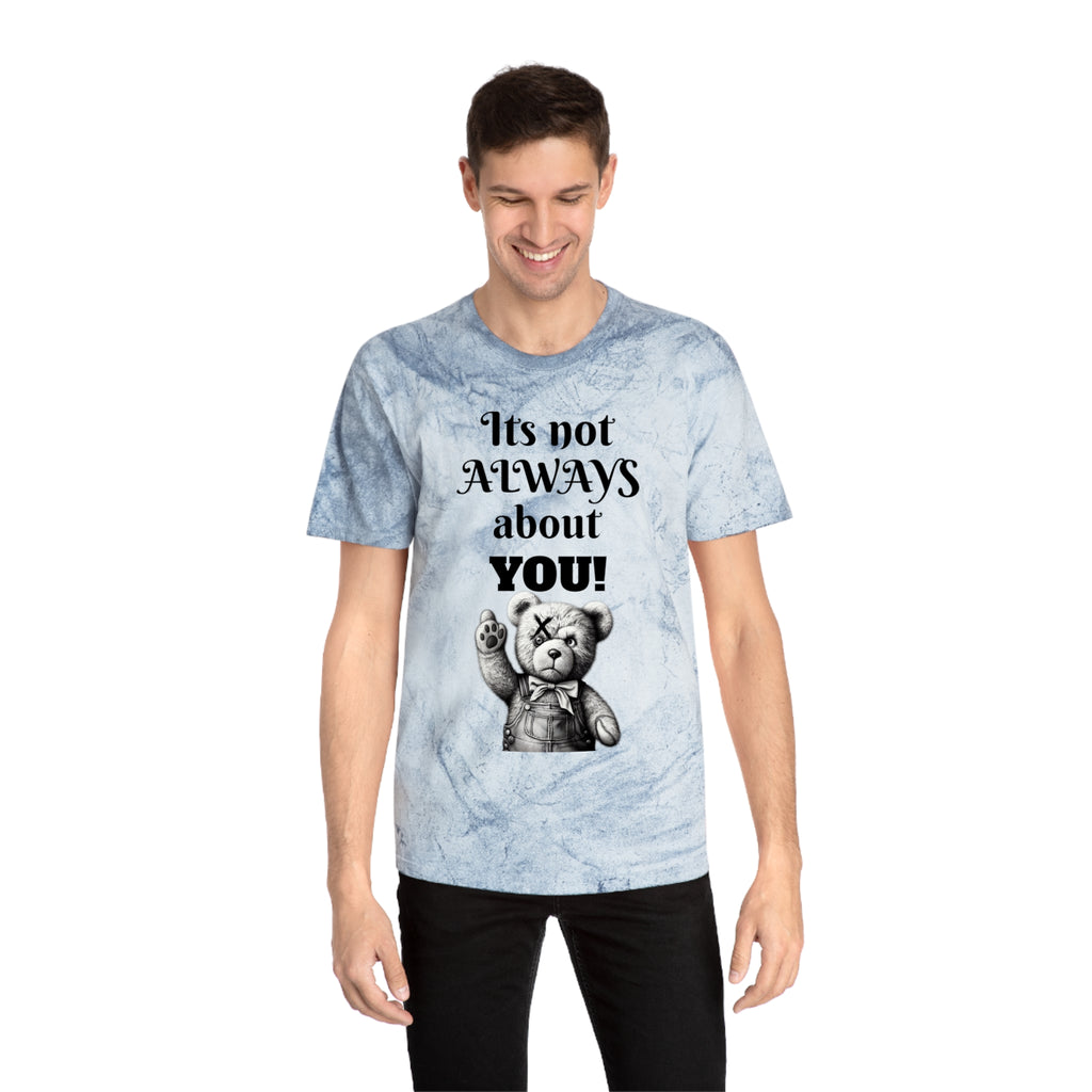 T-Shirt — 'It's Not Always About You!' Vintage Teddy Graphic Tee