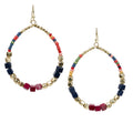 Boho Dangle Earrings Tear Drop Multi Color | SPUNKYsoul Collection