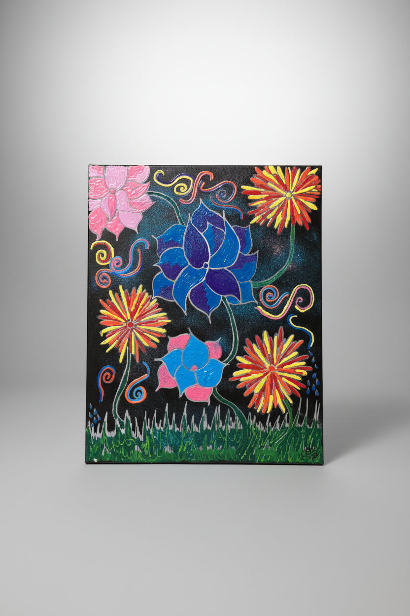 "Sparkles in the Garden" Original Painting